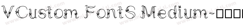 VCustom FontS Medium字体转换
